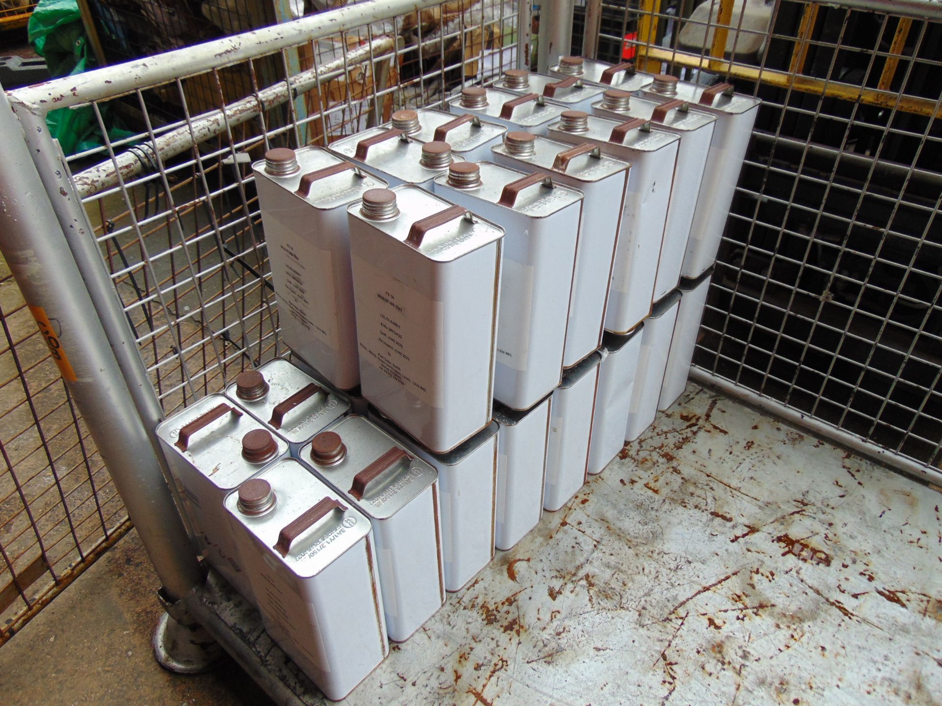 26 x 5 Litre Cans Rocal PX36 Transparent Corrosion Preventative, New Unissued MoD Reserve Stocks - Bild 3 aus 3