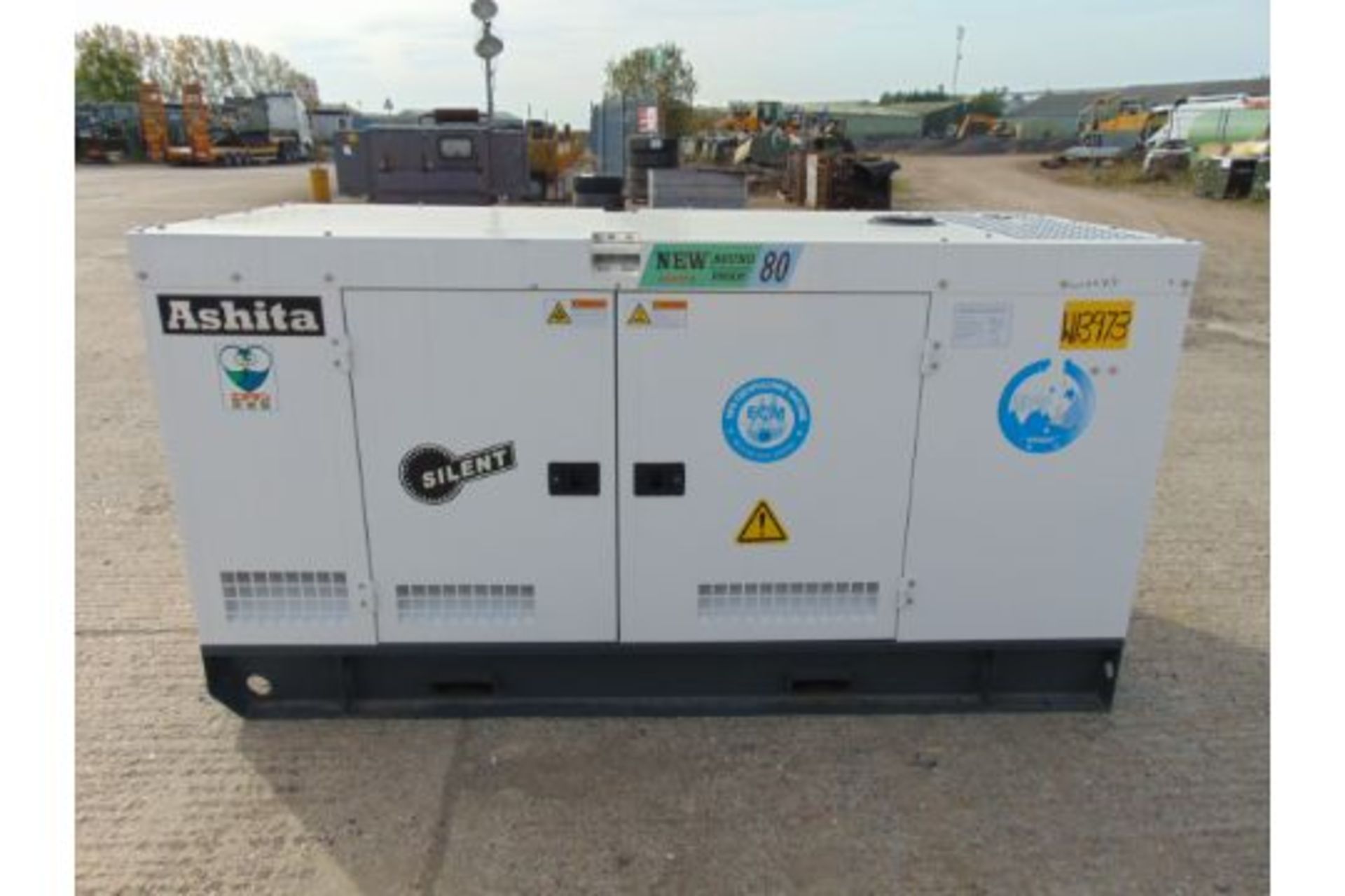 2023 UNISSUED 80 KVA 3 Phase Silent Diesel Generator Set