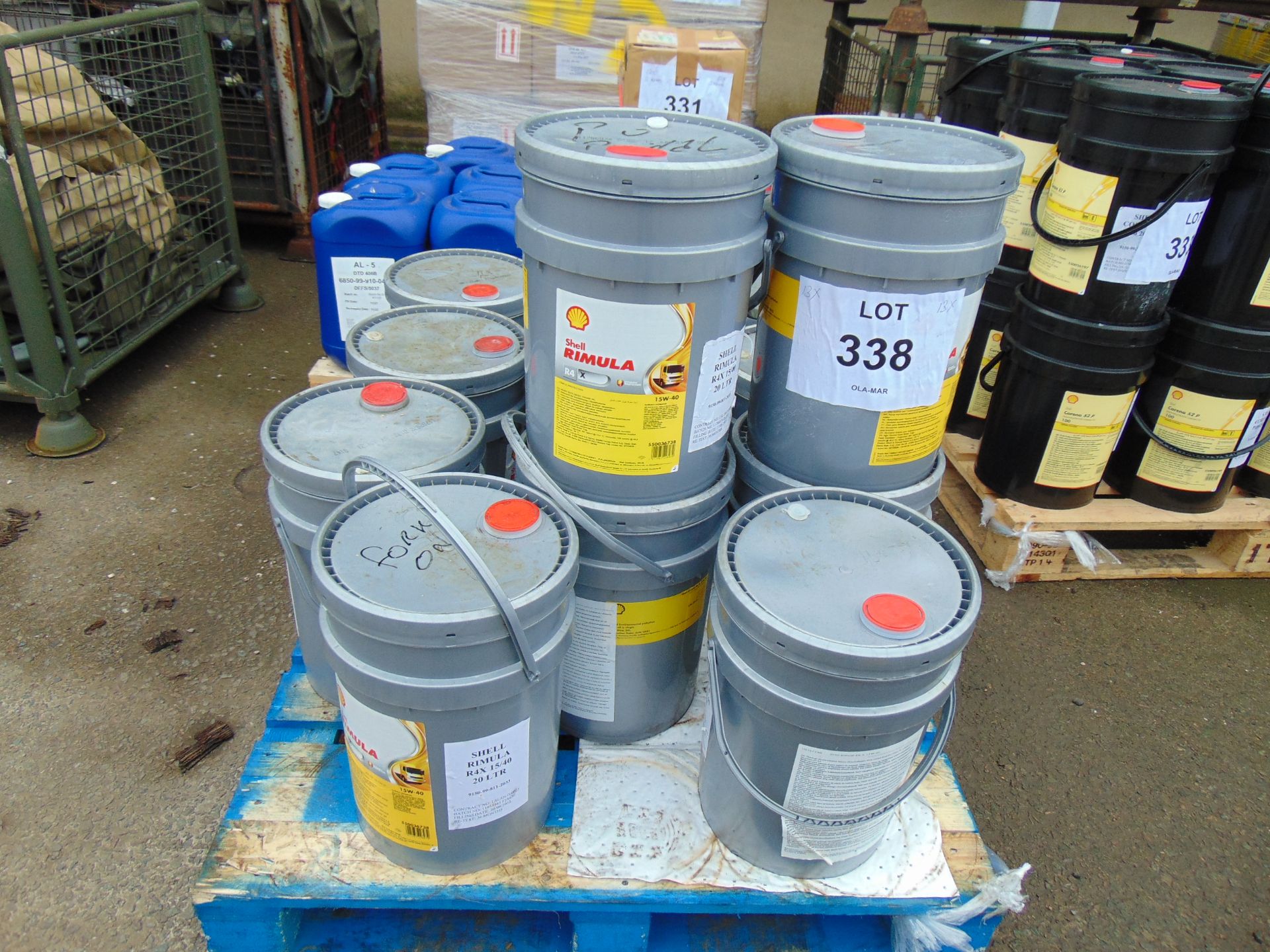 13 x 20 Litre Drums Shell Rimula R4 X, Shell Rimula R4X 15w40 Synthetic Motor OIL