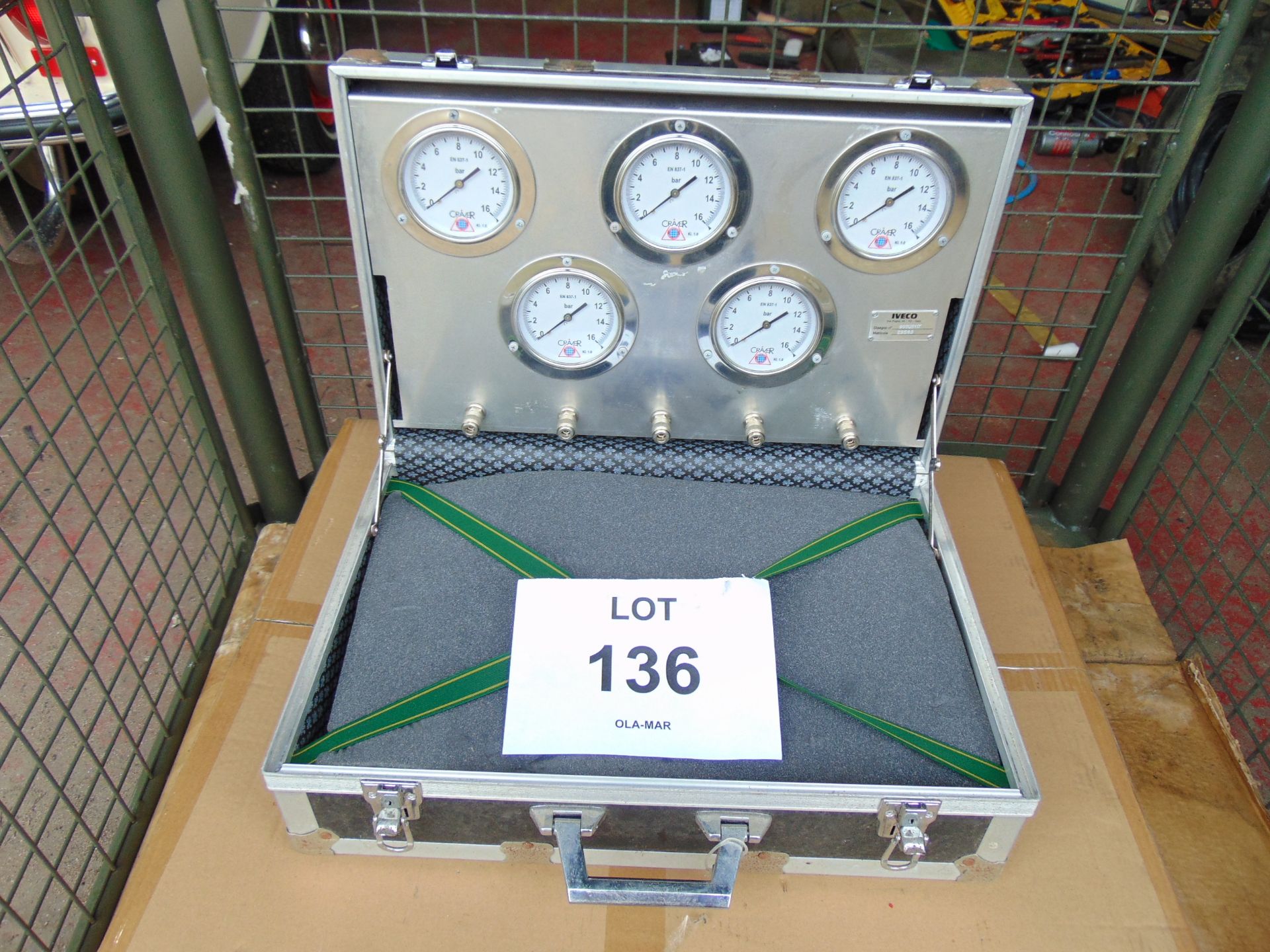 Unissued Iveco Air Testing Set in Transit Case with Certs Accessories etc for Brakes Air System - Image 7 of 7