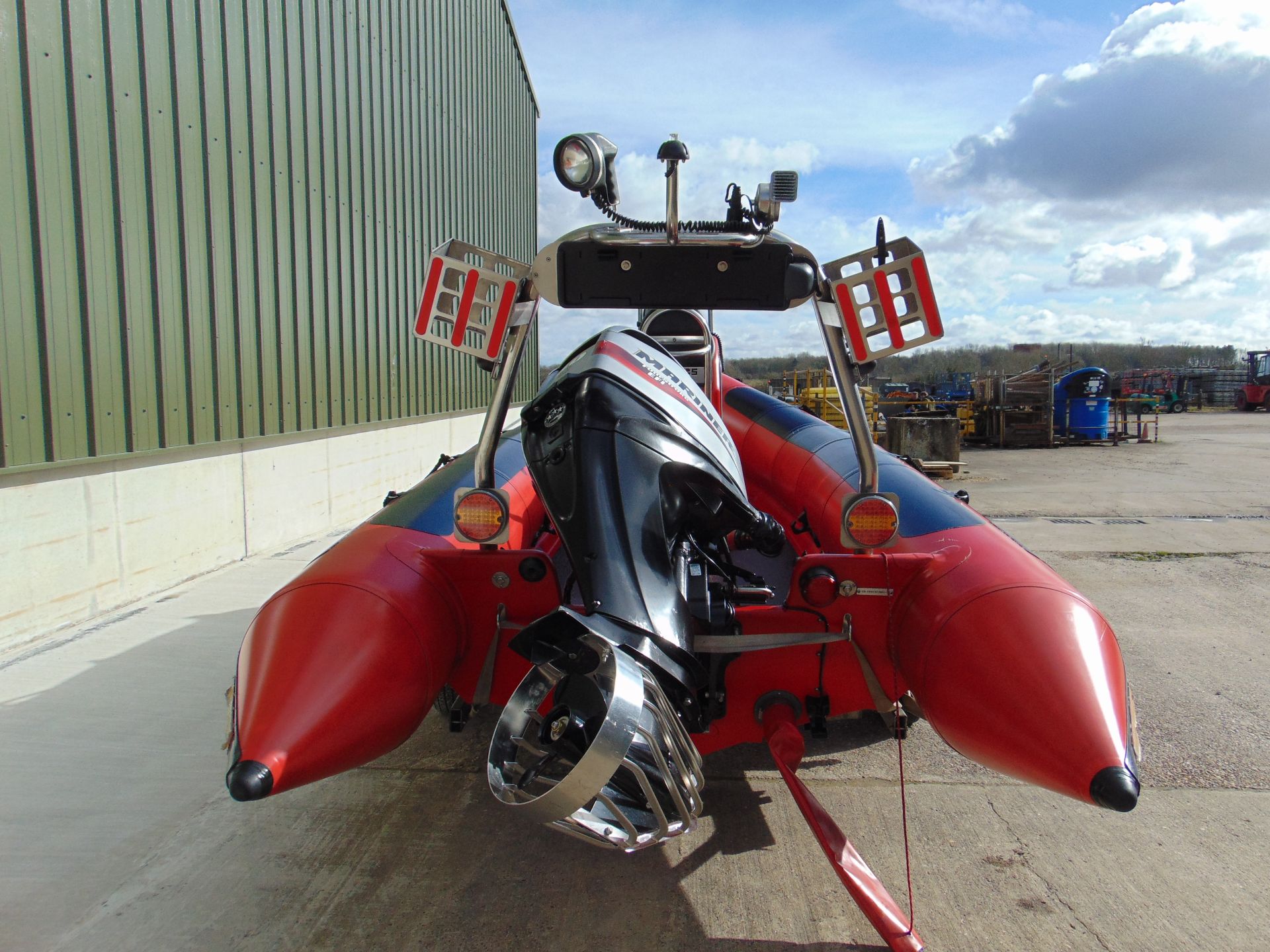 XS-Ribs 4.6M Inflatable w/ Mercury Mariner Four Stroke EFI 60HP Outboard Motor on Trailer. - Image 4 of 57