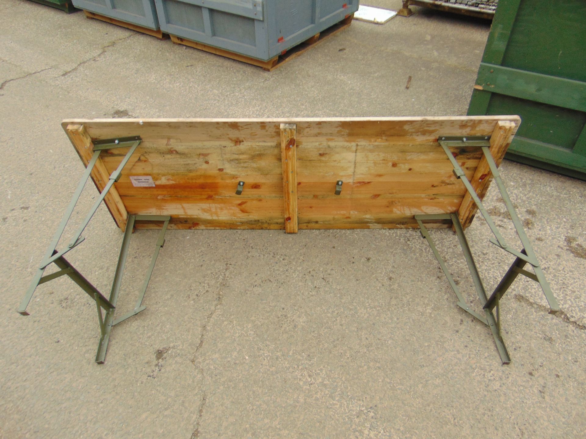 1 x Standard British Army 6ft Table - Image 3 of 6