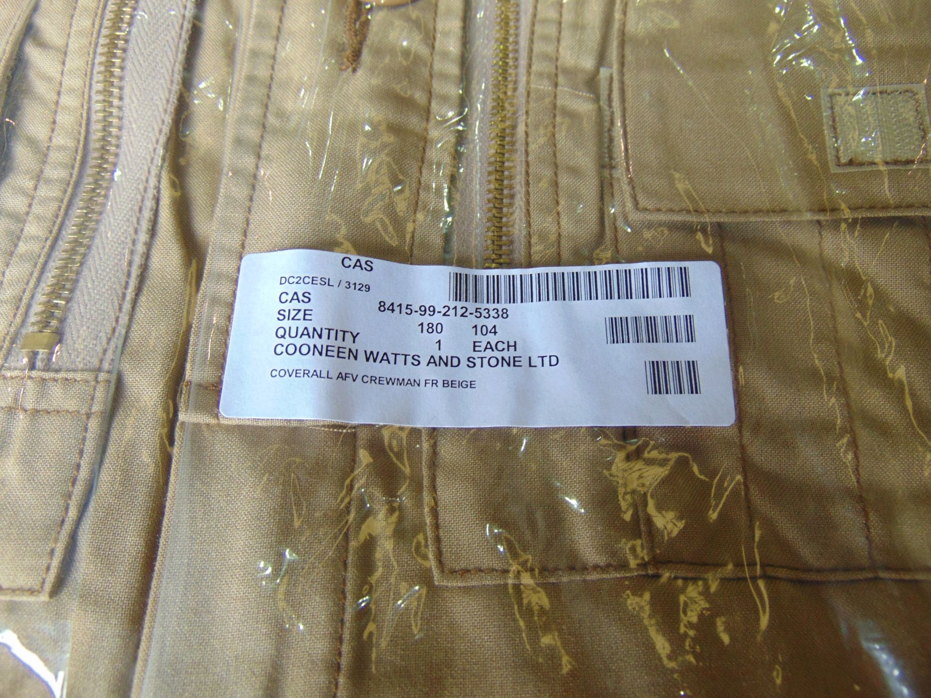 2 x New Unissued AFV Crew mans Coverall in Original Packing - Image 3 of 7