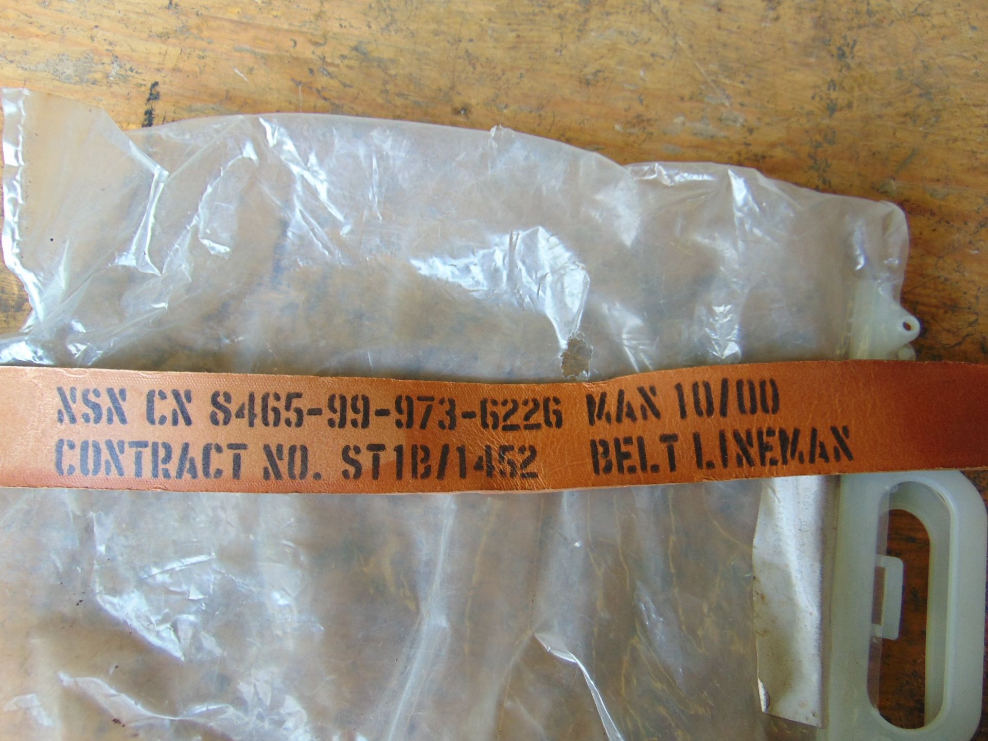 New Unissued Leather Belt Signals Linesman in Original Packaging - Image 3 of 3