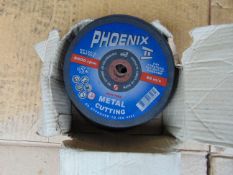 1 x Box of 25 Phoenix Metal Cutting Discs