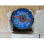 1 x Box of 25 Phoenix Metal Cutting Discs