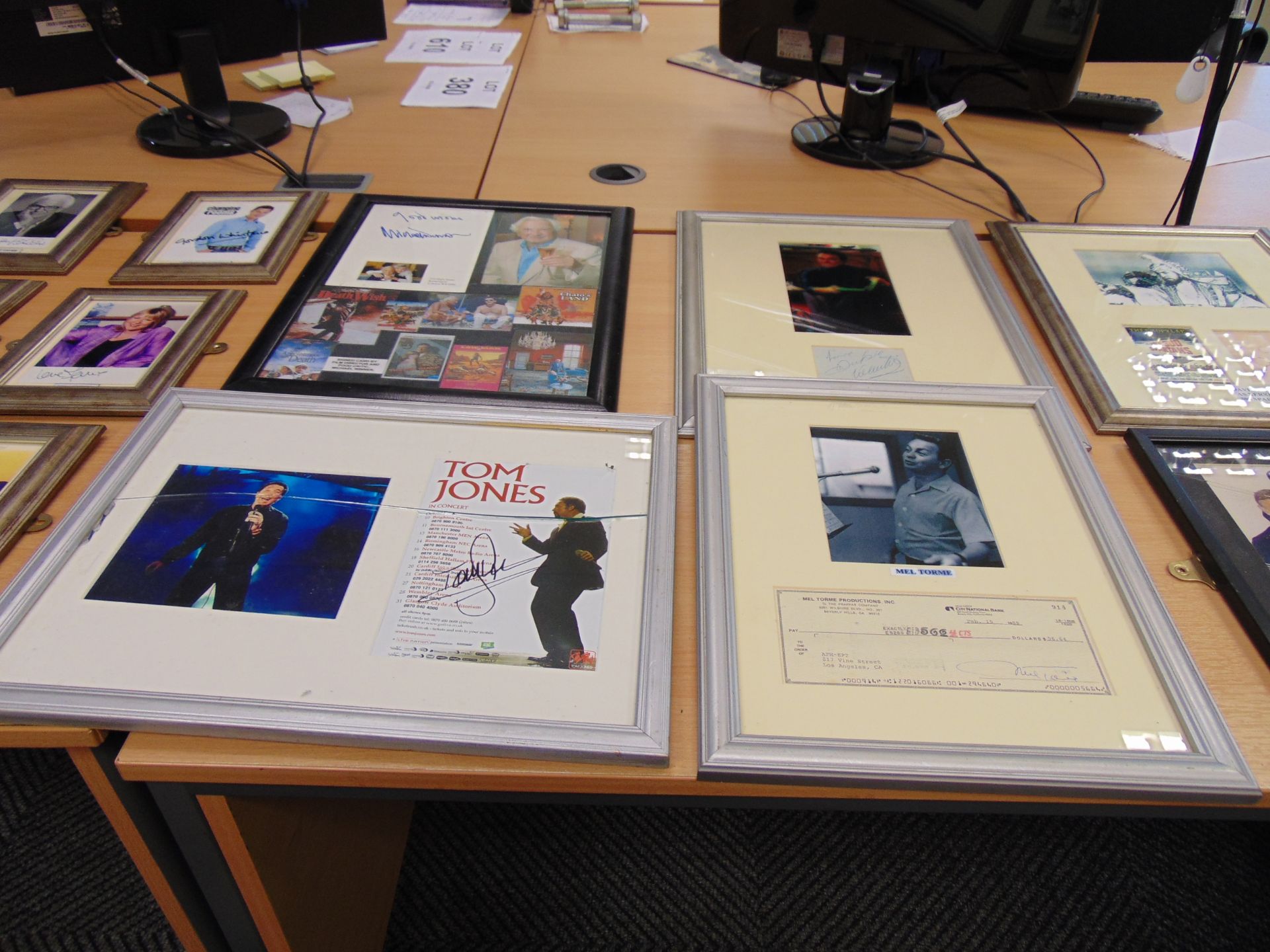 16 x Signed and Framed Pictures inc Tom Jones, Depeche Mode etc etc - Image 4 of 5