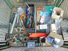 Stillage of Tools, Scaffold Clamps ect.