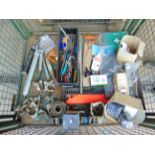 Stillage of Tools, Scaffold Clamps ect.