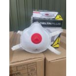 1 PALLET OF 1100 NEW UNUSED DELTA PLUS HIGH QUALITY DUST RESPIRATOR MASKS CE MARKED WITH VALVE