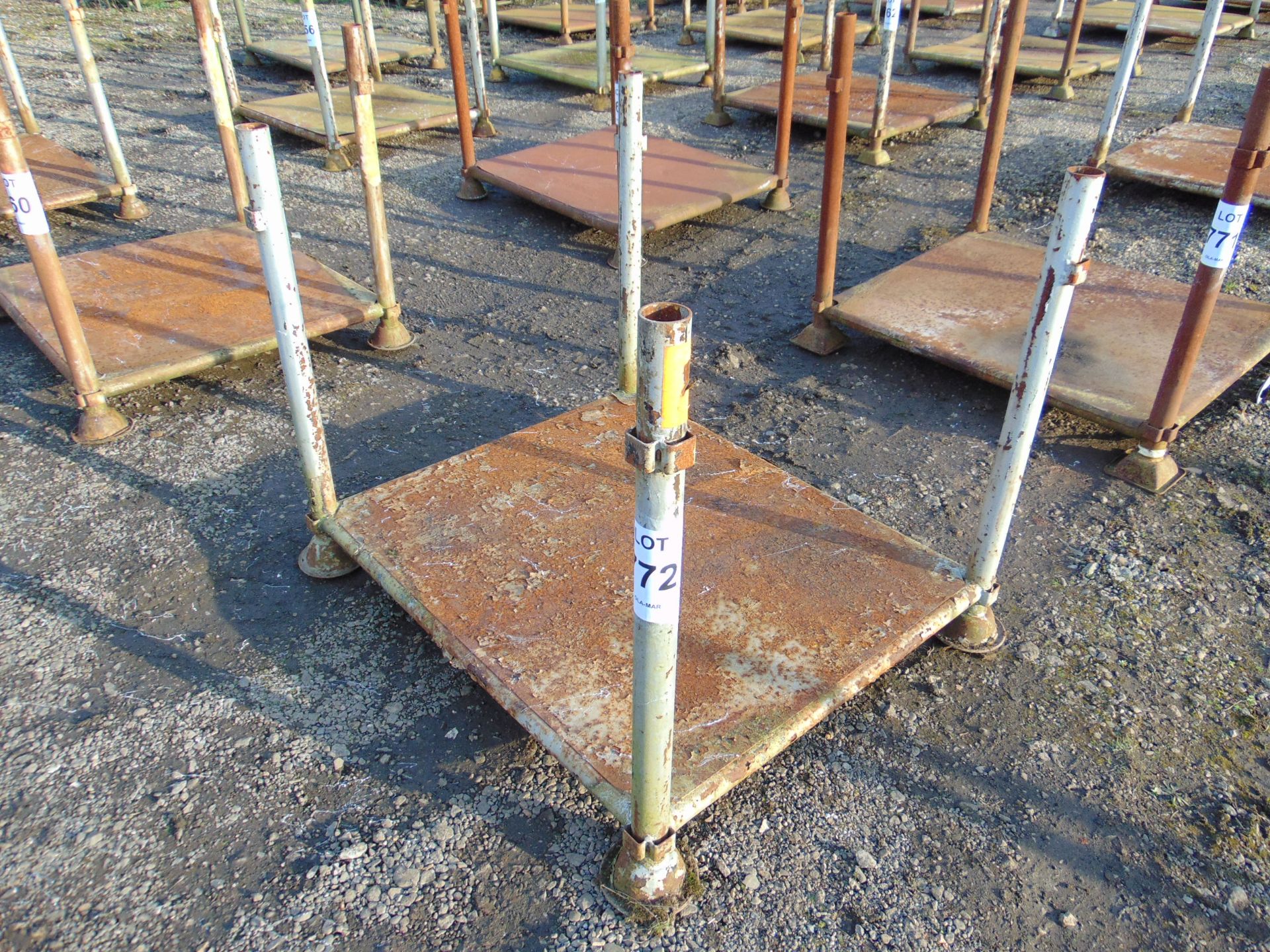 MOD STEEL STACKING POST STILLAGE - Image 2 of 2