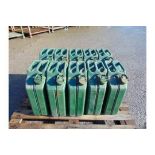 10 x Unissued NATO Issue 20L Jerry Cans