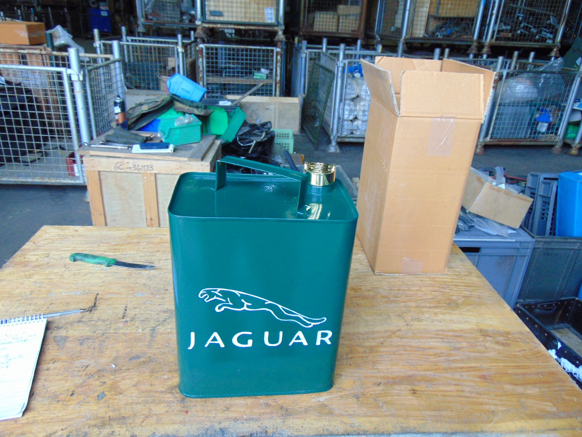 New Unissued Jaguar 1 Gall Fuel/Oil Can with Grass Cap - Image 2 of 5