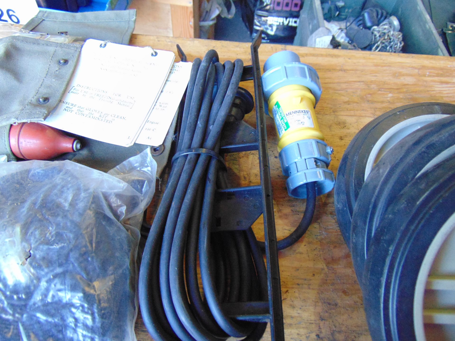 Wheels, Ext Lead, Straps, Chemical Agent Test Kit - Image 3 of 6