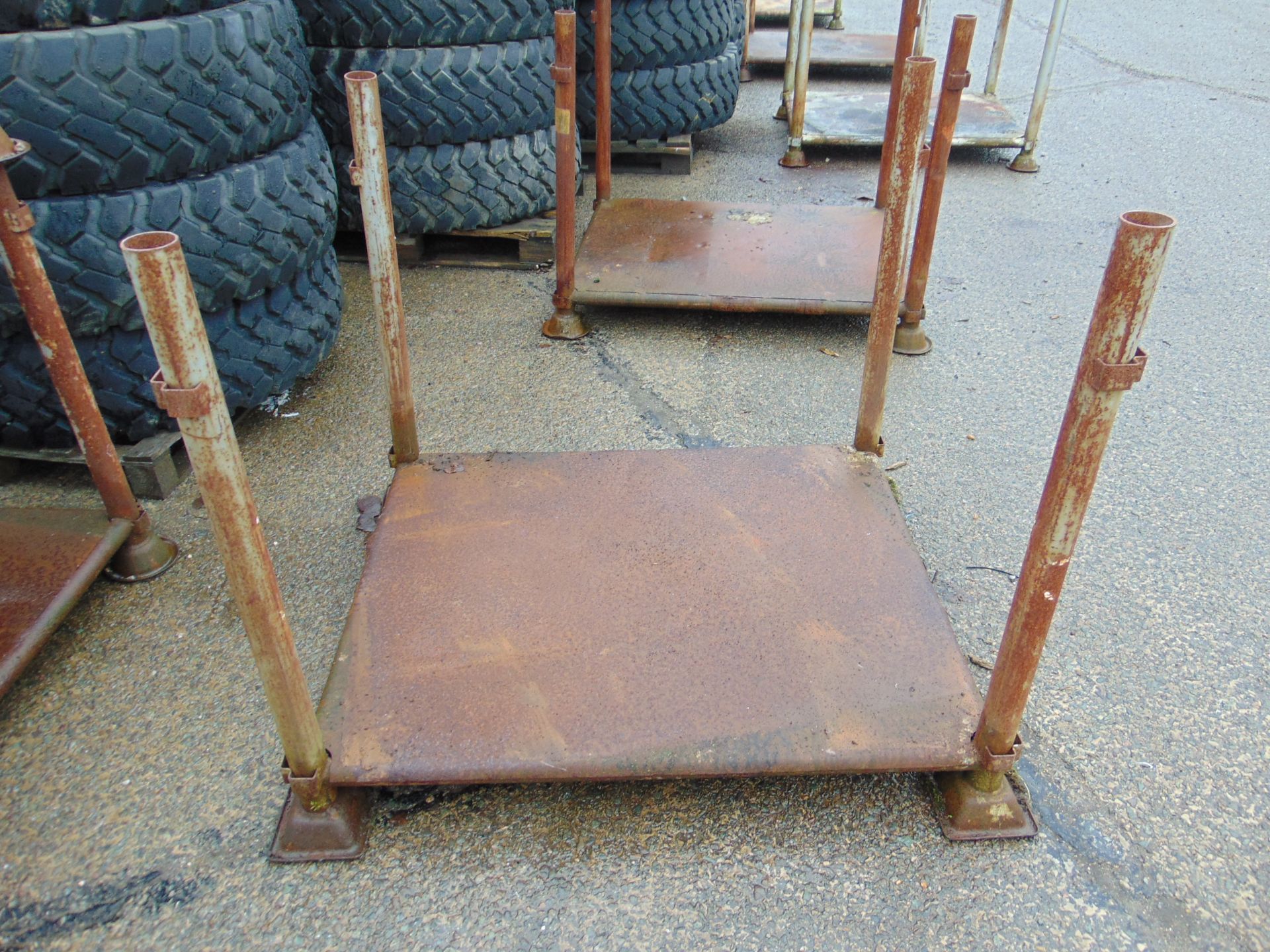 MOD STEEL STACKING POST STILLAGE