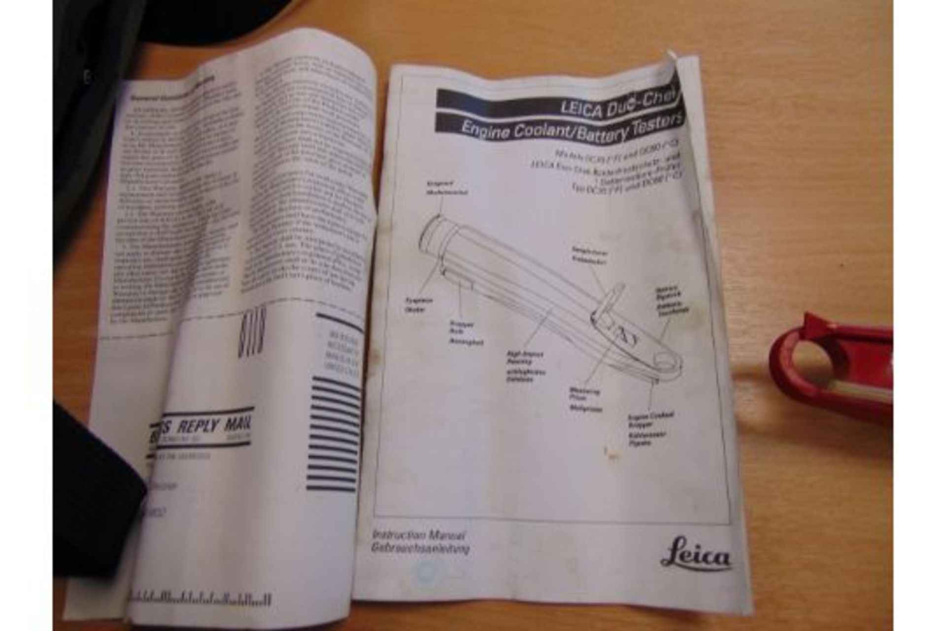 1 x Leica D60 Duo-Check Refractometer original packing with instructions - Image 7 of 9