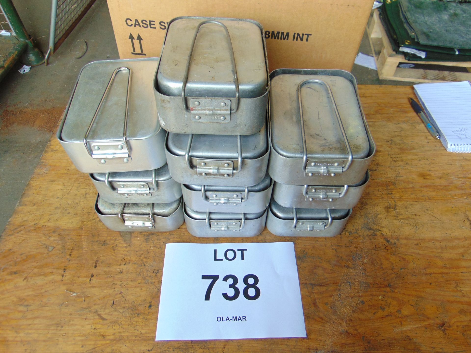 10 x Sets of British Army Mess Tins - Dates Various inc. 1945