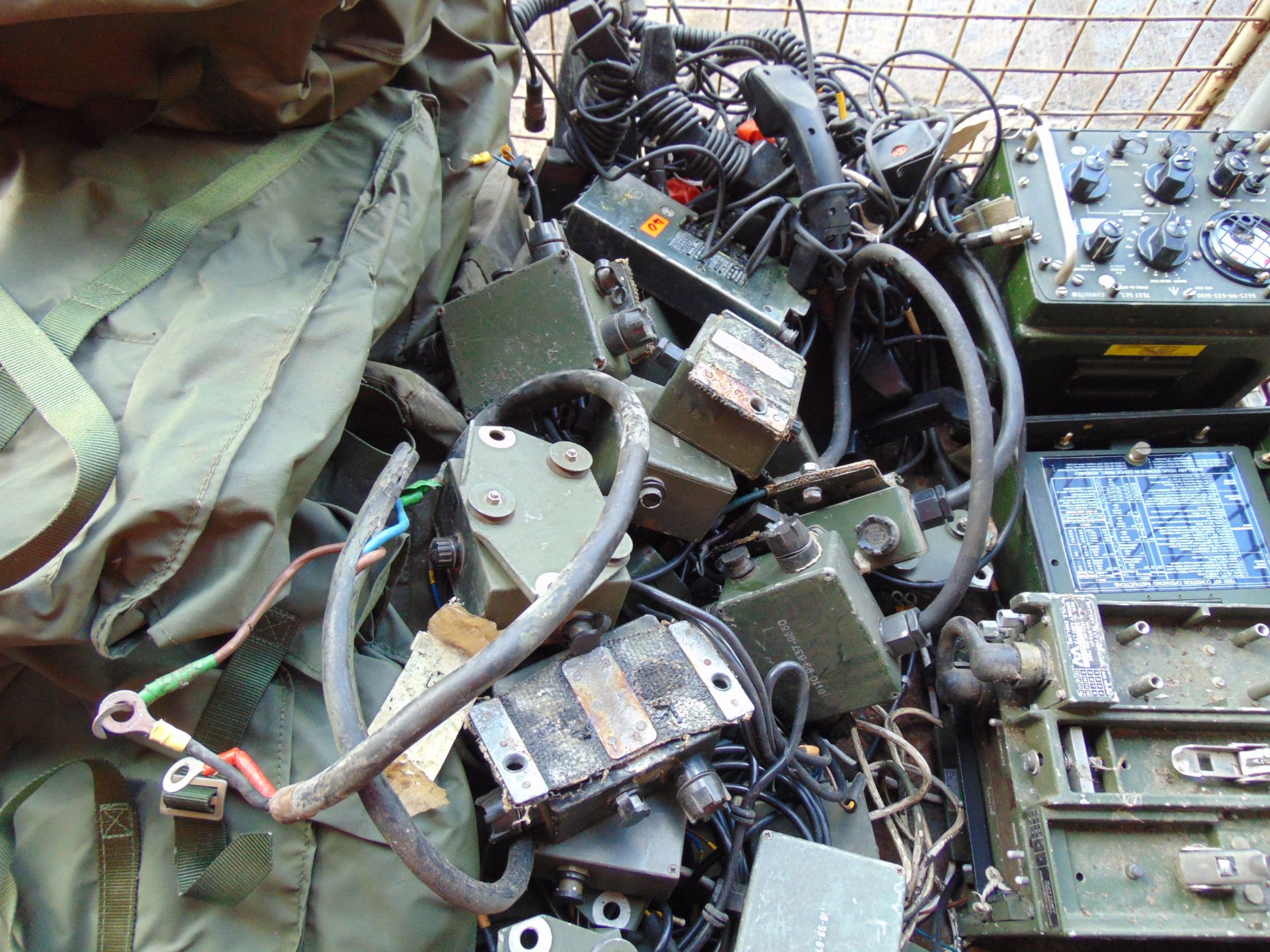 1 x Stillage of Clansman Radio Equipment inc Transmitter, Test Sets, Charger, Cables, Handsets etc - Image 5 of 12