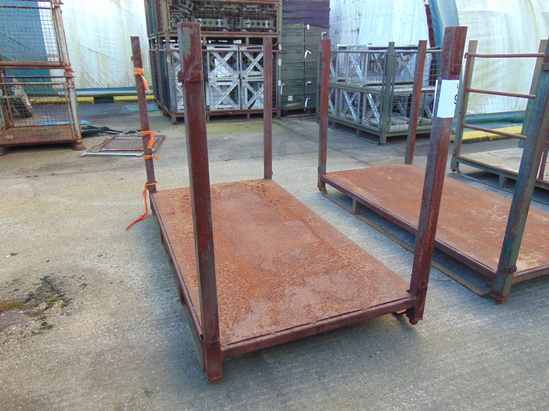 MOD Heavy Duty Stacking Steel Stillage Post Pallet - Image 3 of 3