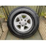 235/85R16 Boost alloy wheel and tyre