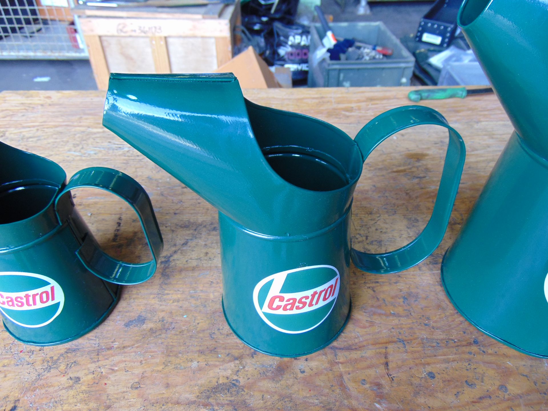 Set of 5 New Unissued Castrol Oil Jugs - Image 9 of 10