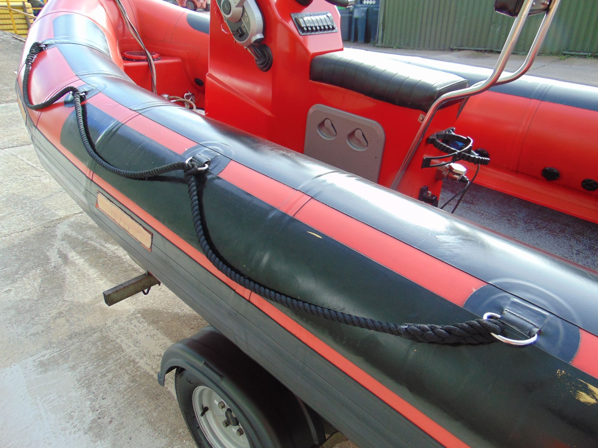 XS-Ribs 4.6M Inflatable w/ Mercury Mariner Four Stroke EFI 60HP Outboard Motor on Trailer. - Image 11 of 57