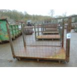 Heavy Duty MOD Steel Stacking Stillage w/ Removeable Side Bars & Corner Posts