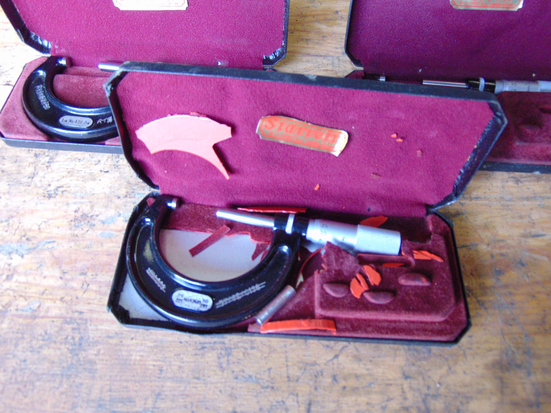 3 x Starrett Engineers Micrometres in Boxes - Image 4 of 5