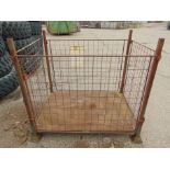 Steel Stacking Stillage W/ Removable Posts & Sides