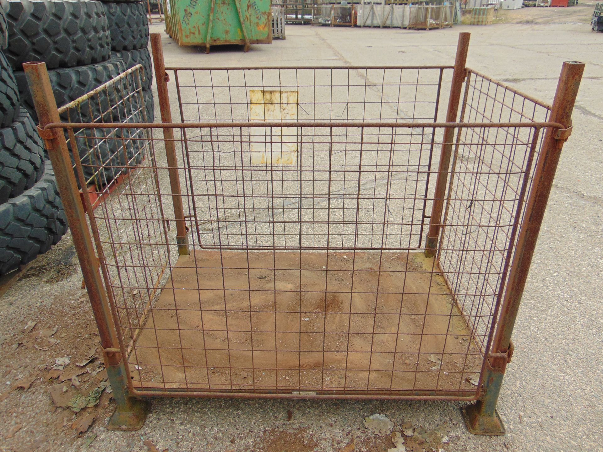 Steel Stacking Stillage W/ Removable Posts & Sides