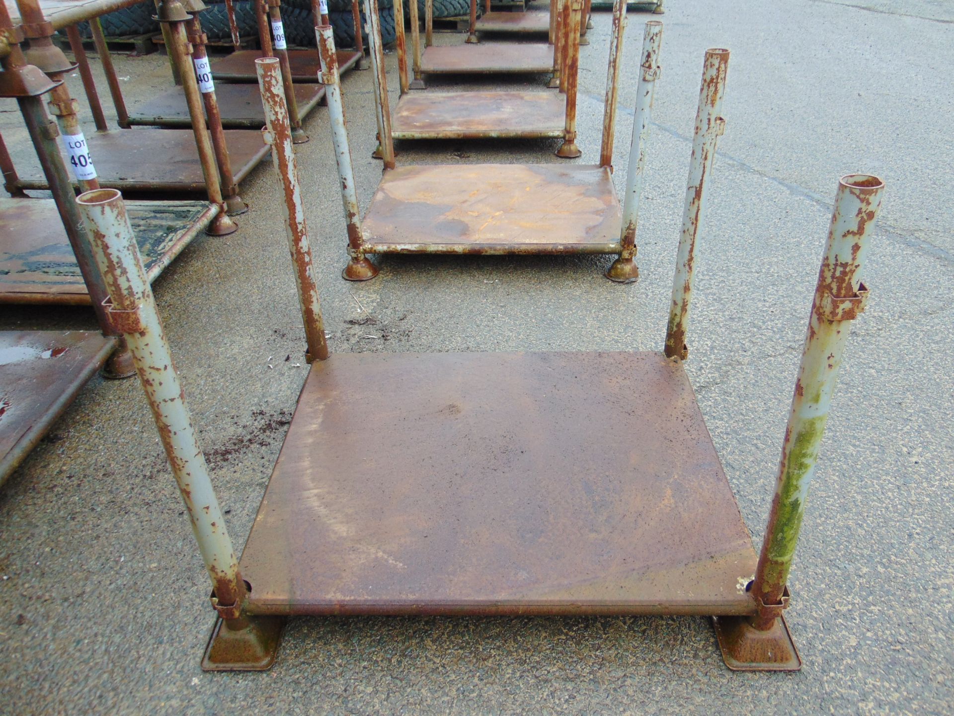 MOD STEEL STACKING POST STILLAGE