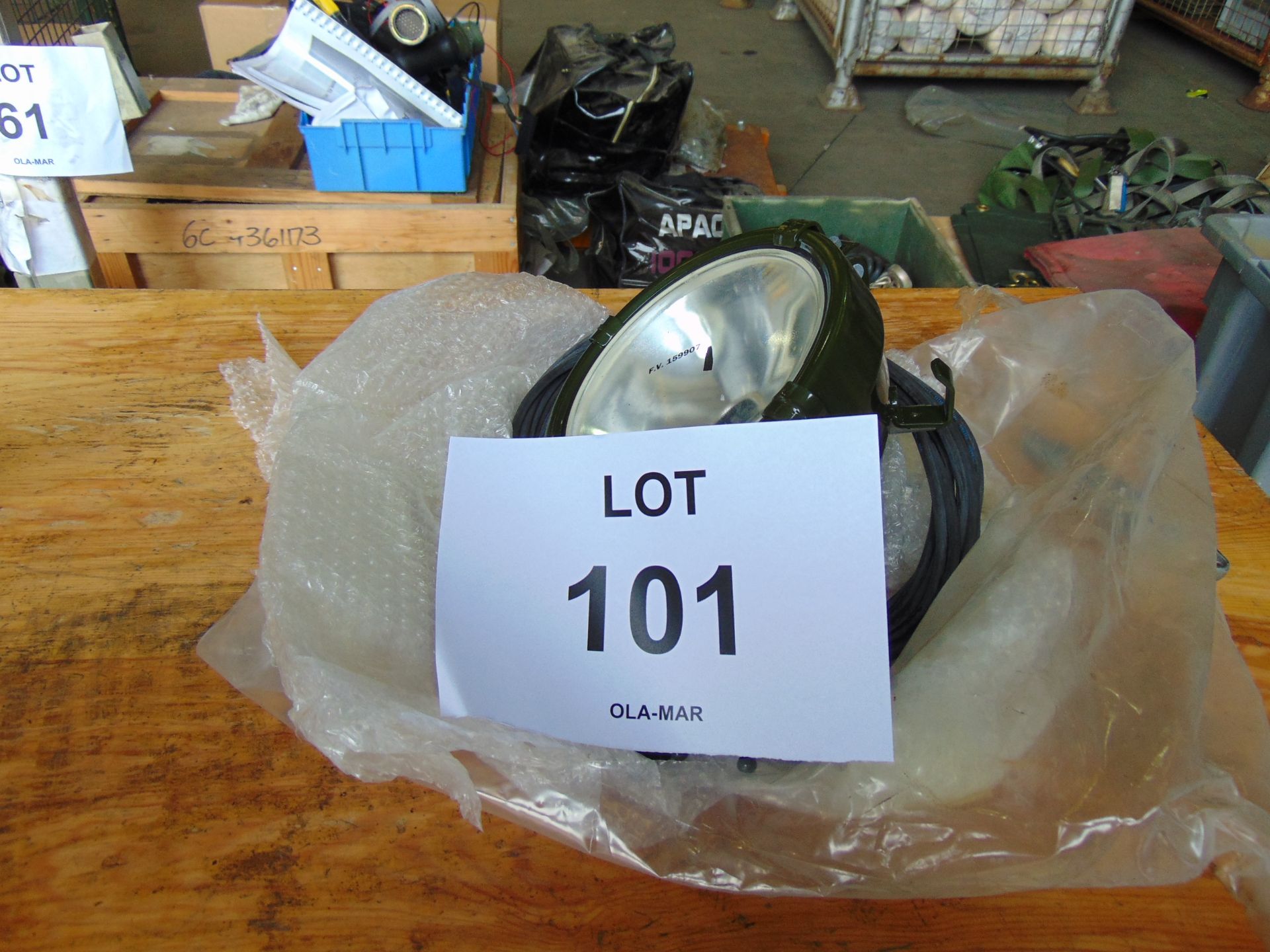 New Unissued FV159907 Vehicle Search Light c/w Plug and Mounting Brackets in Original Packing - Image 8 of 8