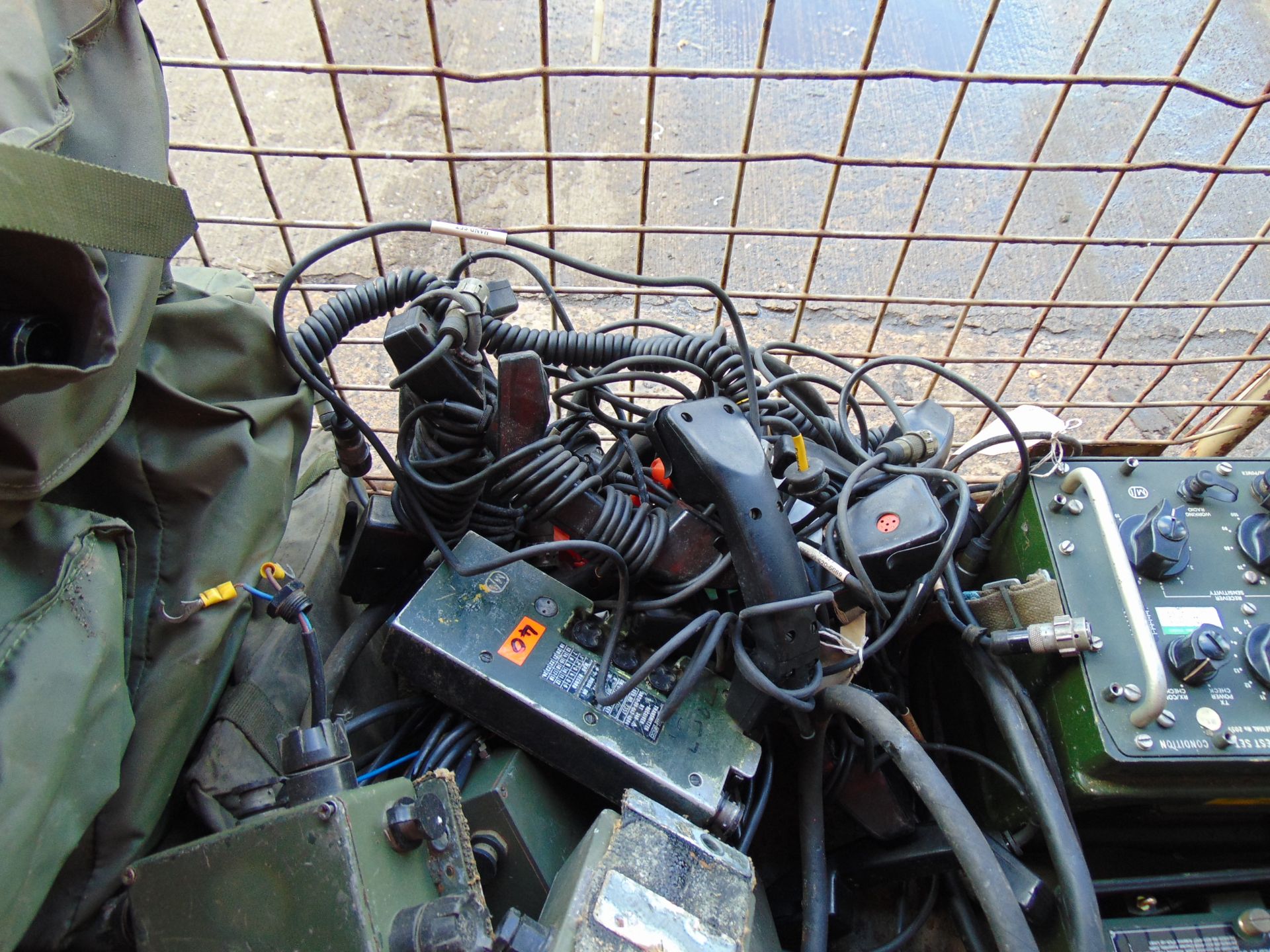 1 x Stillage of Clansman Radio Equipment inc Transmitter, Test Sets, Charger, Cables, Handsets etc - Image 7 of 12