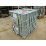 1 x Empty 1000 Litre IBC (Intermediate Bulk Container)
