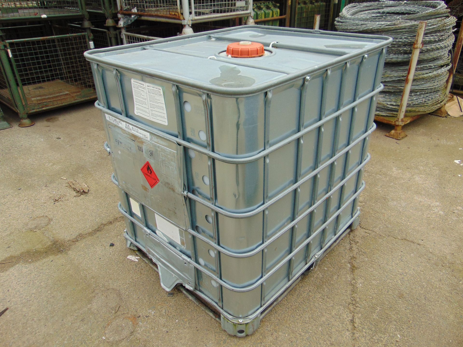 1 x Empty 1000 Litre IBC (Intermediate Bulk Container)