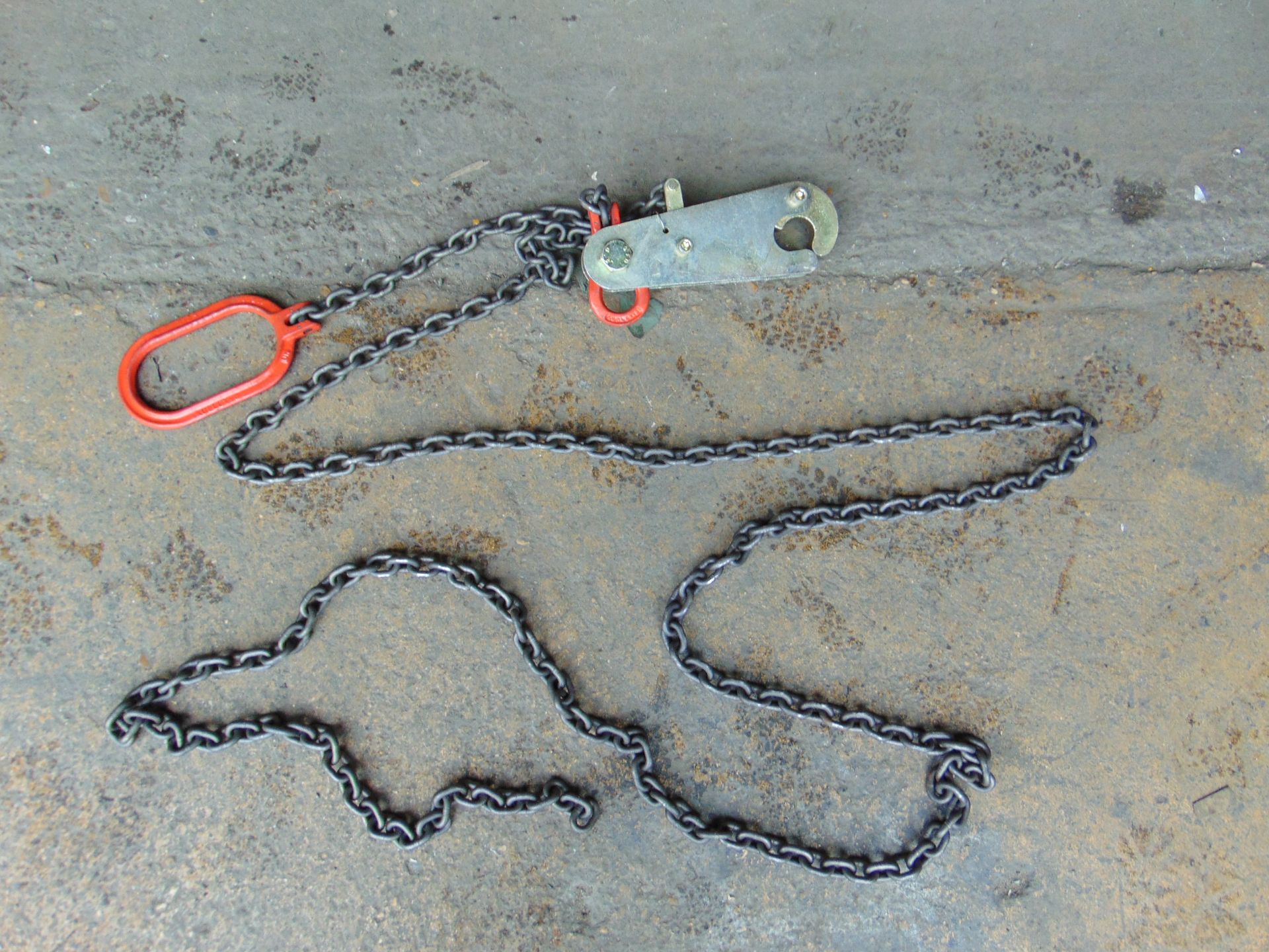 Unissued Lifting Chain w/ Quick Release Hook - From MOD - Bild 2 aus 4