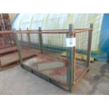 MOD Heavy Duty Stacking Steel Stillage Post Pallet