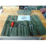 2 x Rare Land Rover FFR Tool Kit in Canvas Roll