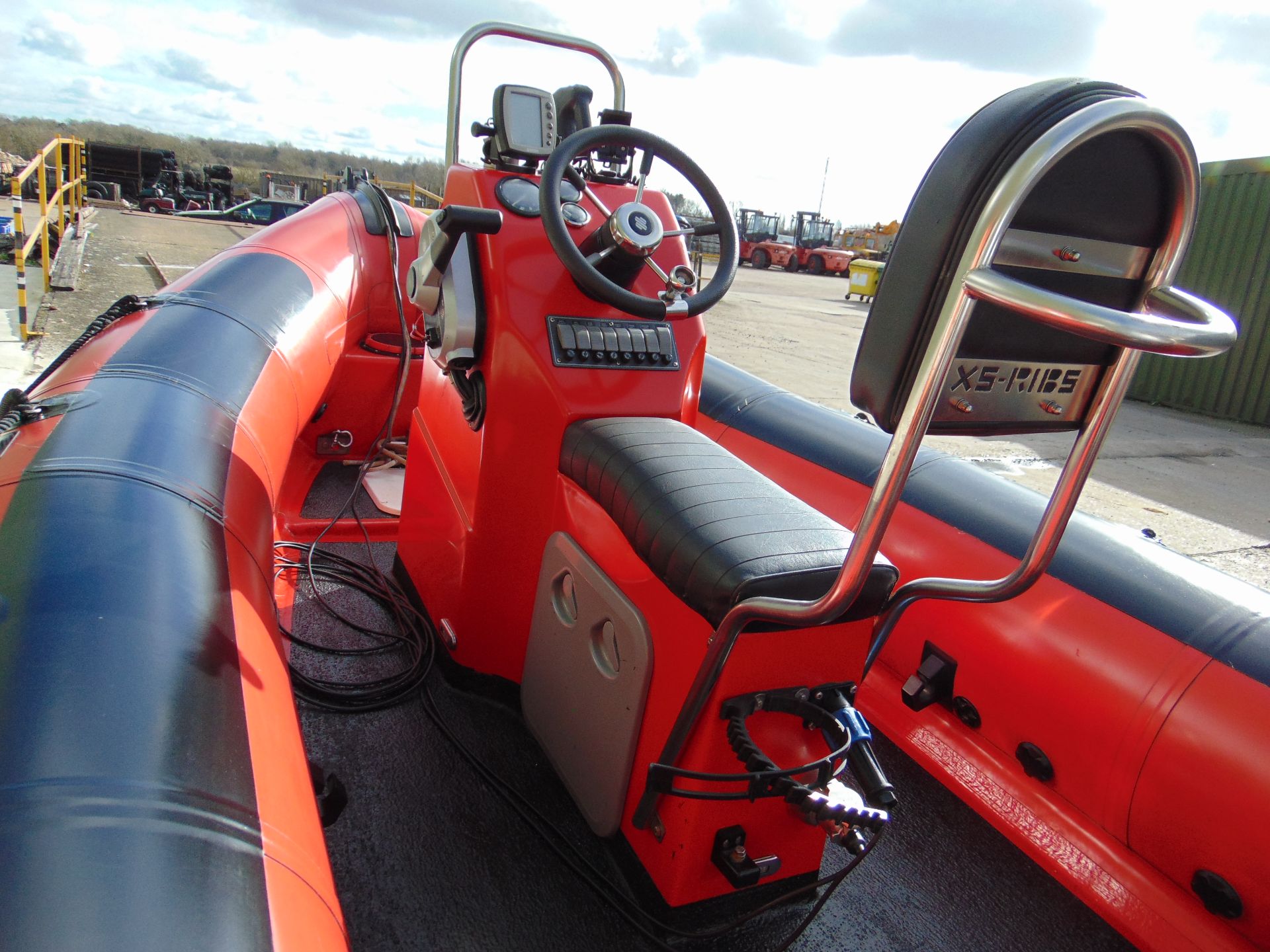 XS-Ribs 4.6M Inflatable w/ Mercury Mariner Four Stroke EFI 60HP Outboard Motor on Trailer. - Image 24 of 57