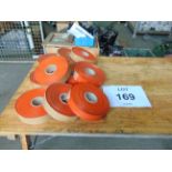 10 x Rolls of Orange Mine Tape