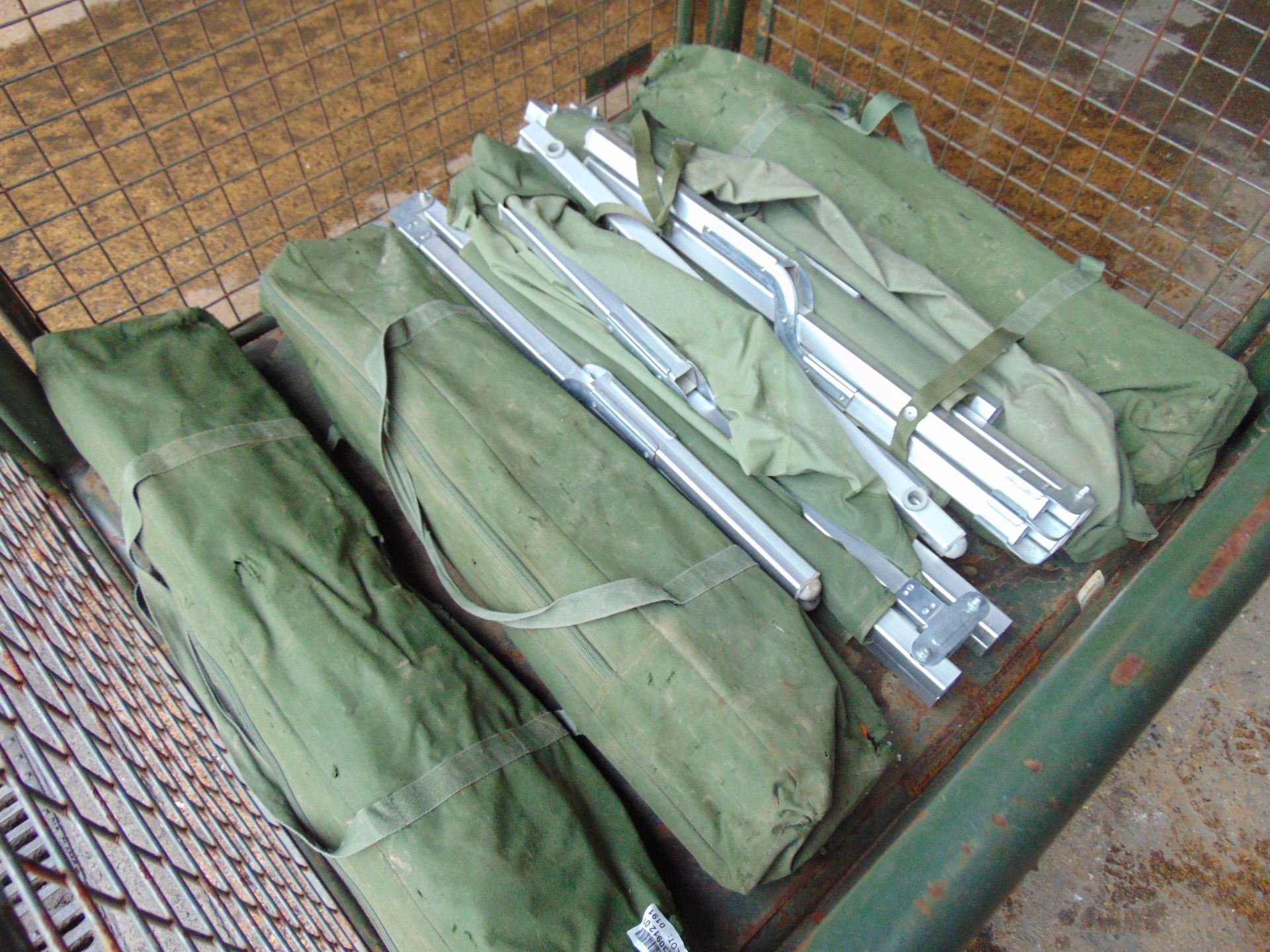 5 x British Army Camp Beds in Bags - Bild 5 aus 6