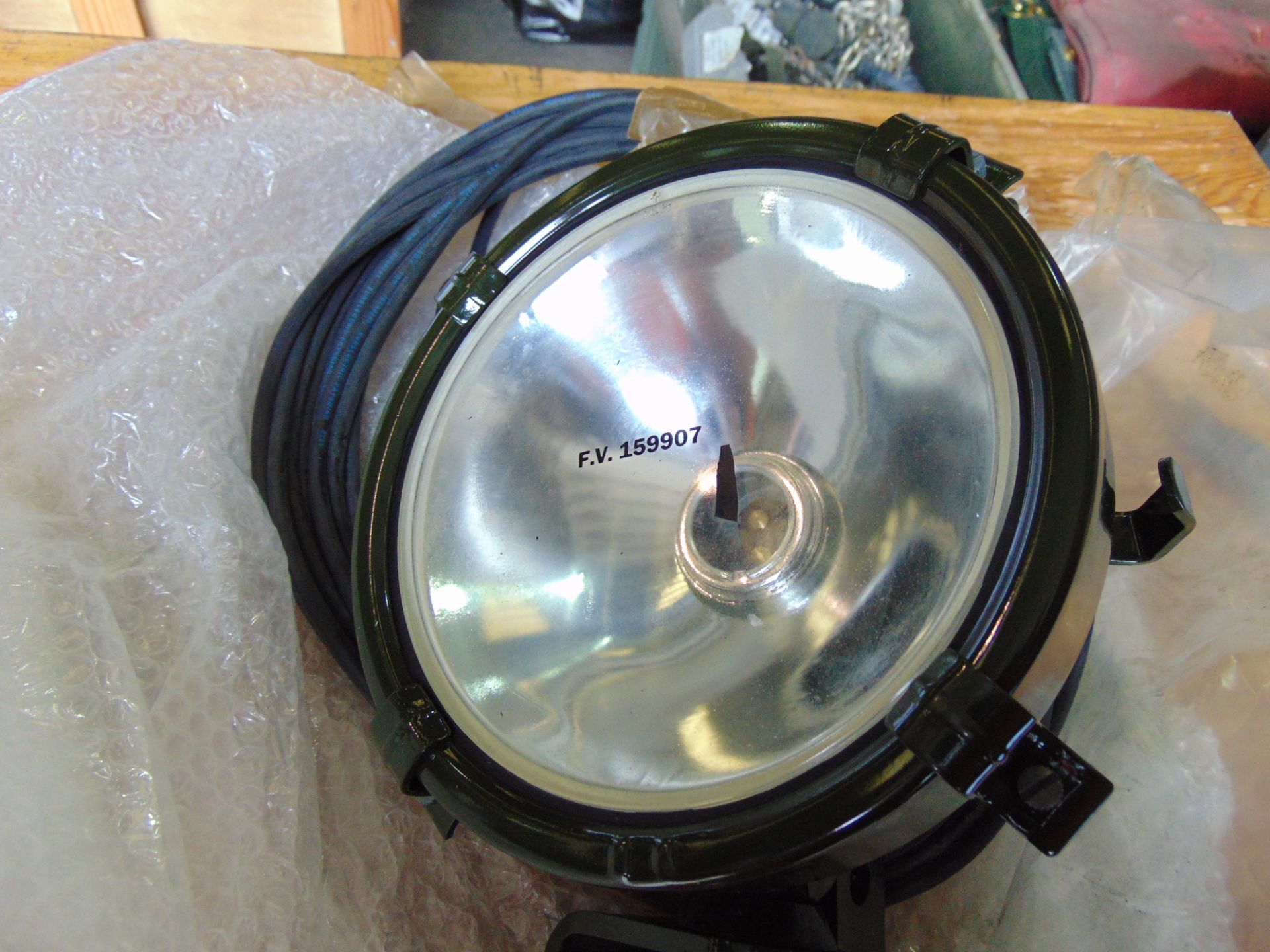 New Unissued FV159907 Vehicle Search Light c/w Plug and Mounting Brackets in Original Packing - Image 2 of 8