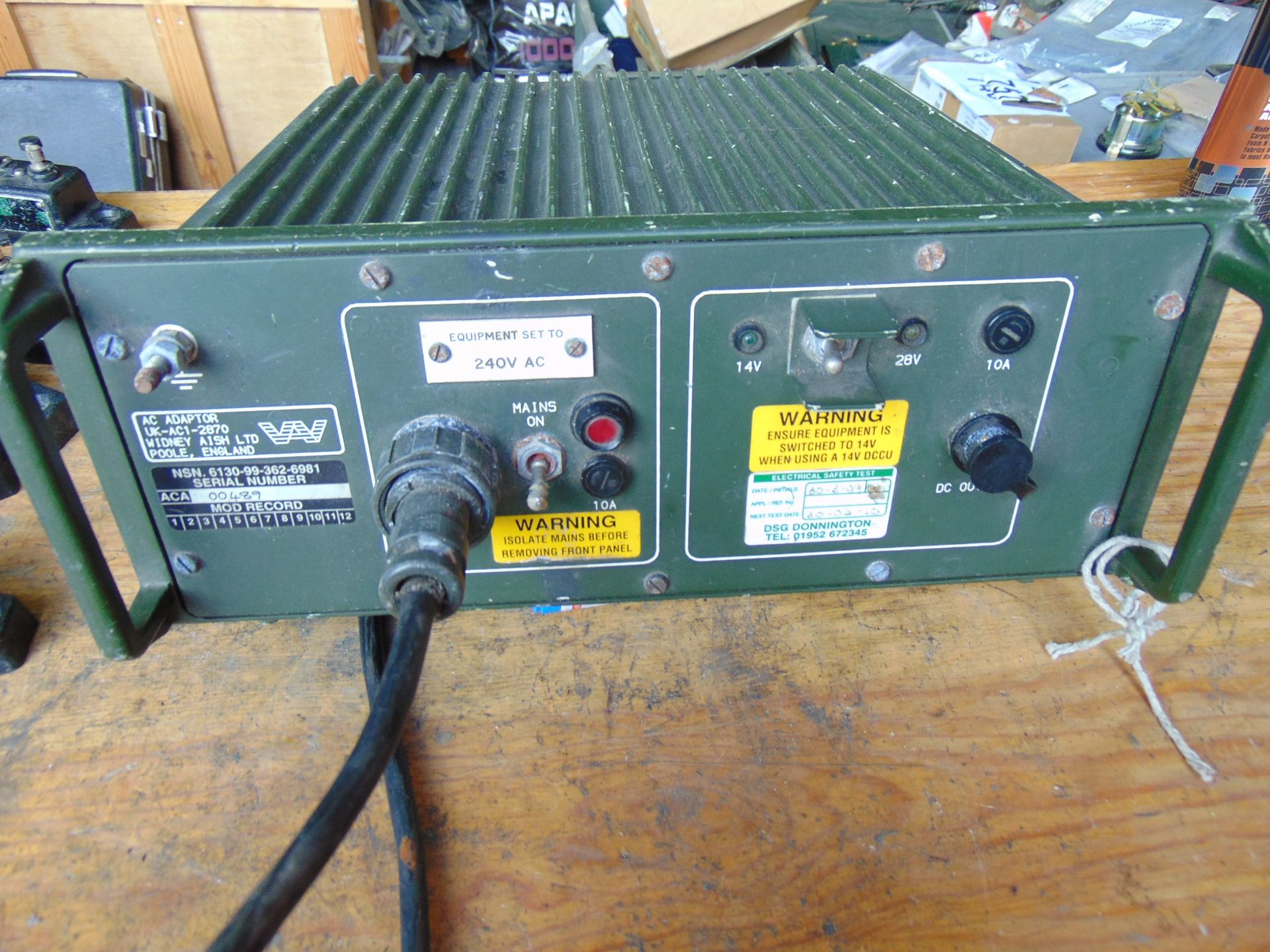 Clansman Widney Aish 240 Volt Mains 14/24 Volt 10A DC Power Supply - Image 2 of 4