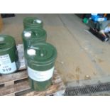 3 x 25 Litre Drums of Ultra Safe OX40 Fire Resistant Hydraulic Oil, New Unissued MoD Reserve Stocks