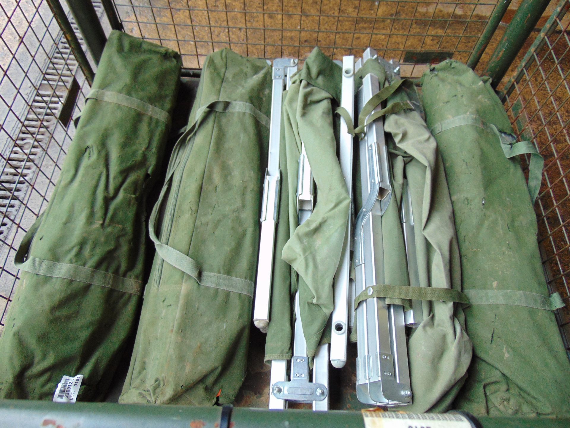 5 x British Army Camp Beds in Bags - Bild 4 aus 6
