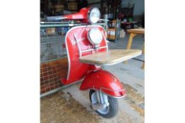 Very Unusual Front Half Vespa 150 Side / Drinks Table