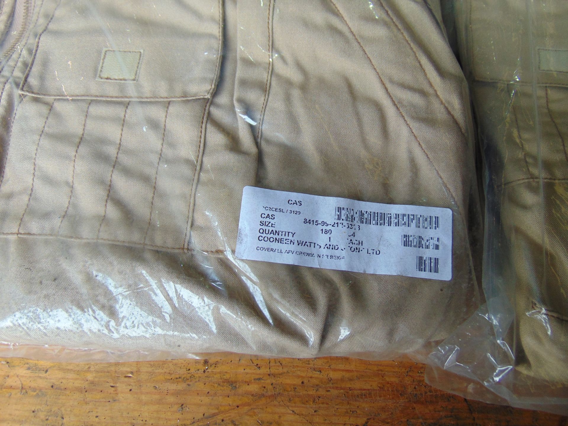 2 x New Unissued AFV Crew mans Coverall in Original Packing - Bild 2 aus 7