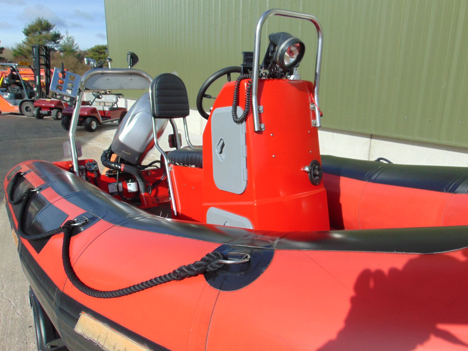 XS-Ribs 4.6M Inflatable w/ Mercury Mariner Four Stroke EFI 60HP Outboard Motor on Trailer. - Image 21 of 57