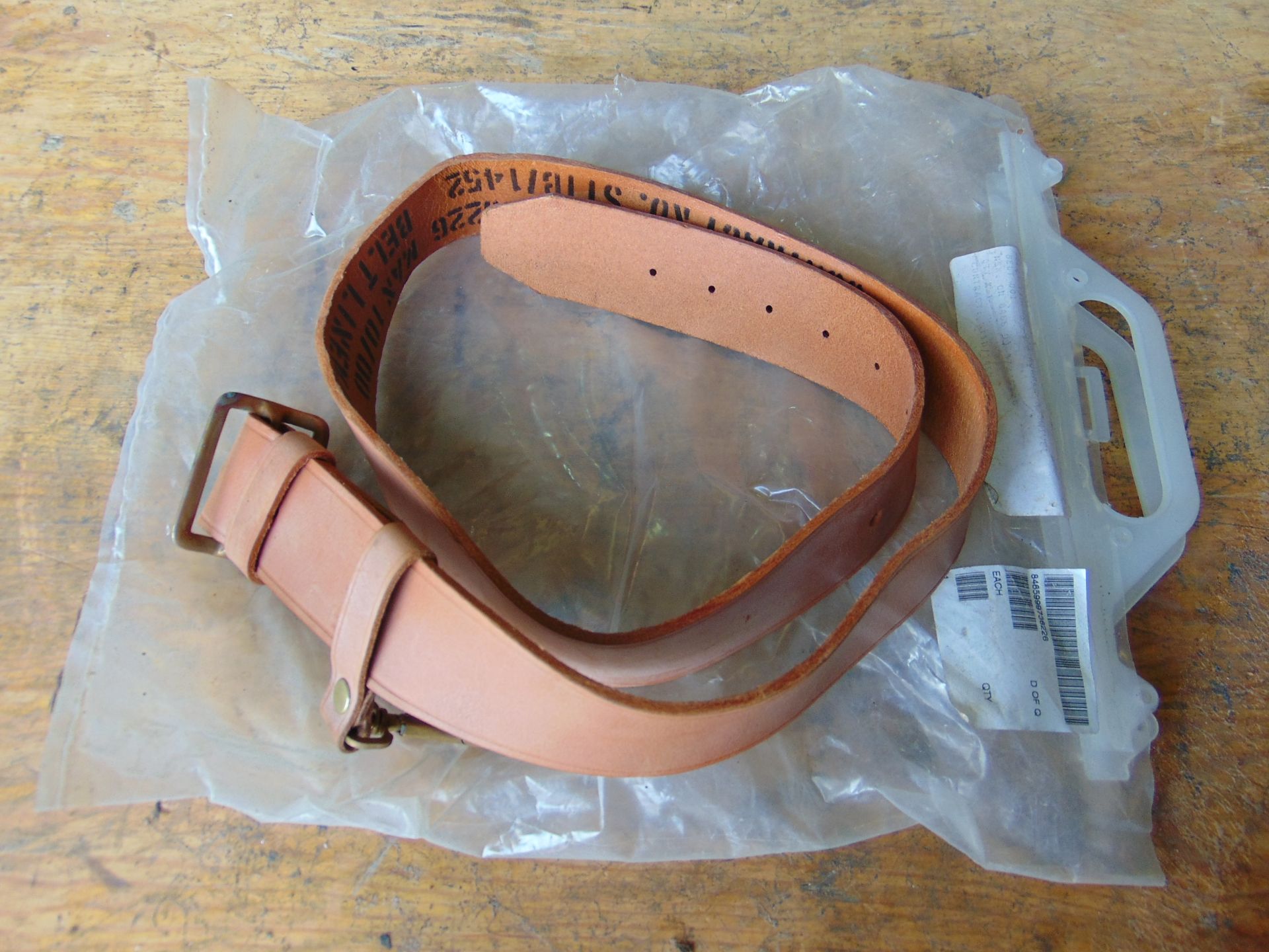 New Unissued Leather Belt Signals Linesman in Original Packaging - Image 2 of 3
