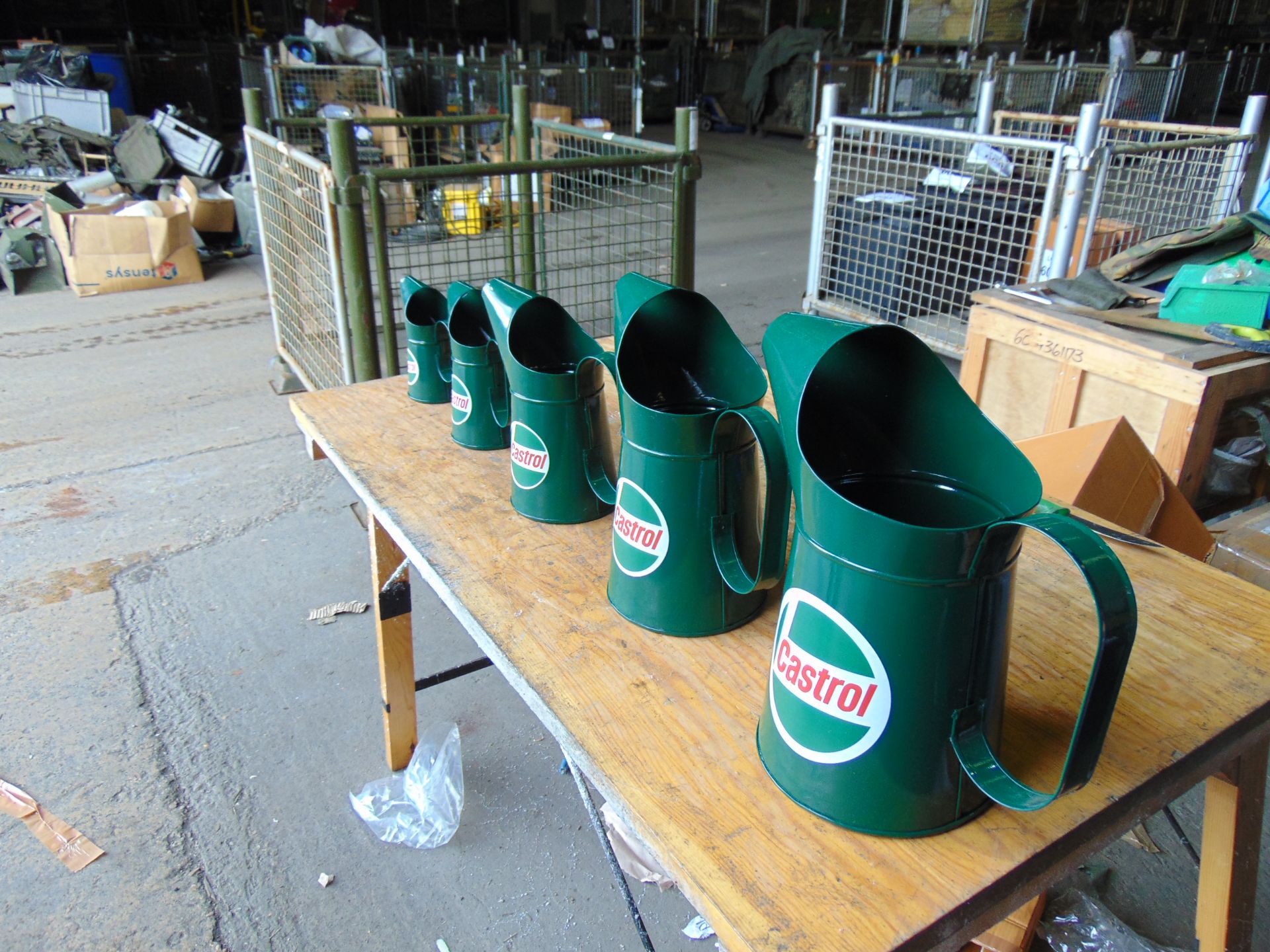 Set of 5 New Unissued Castrol Oil Jugs - Image 6 of 10